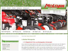 Tablet Screenshot of moldan-motorgeraete.de